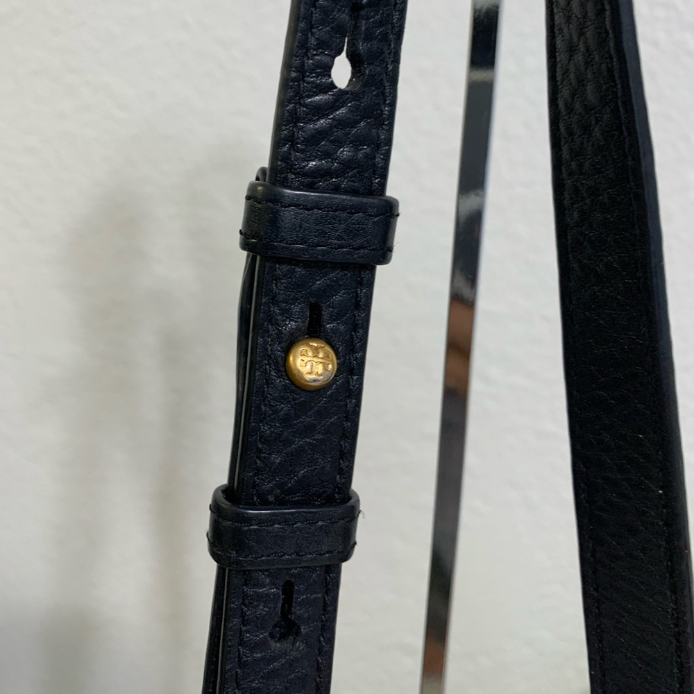 💕👜 TORY BURCH Chelsea Black Crossbody Bag - Picture 12 of 13